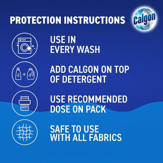 Calgon 4-in-1 Water Softener Tablets Washing Machine Cleaner 150