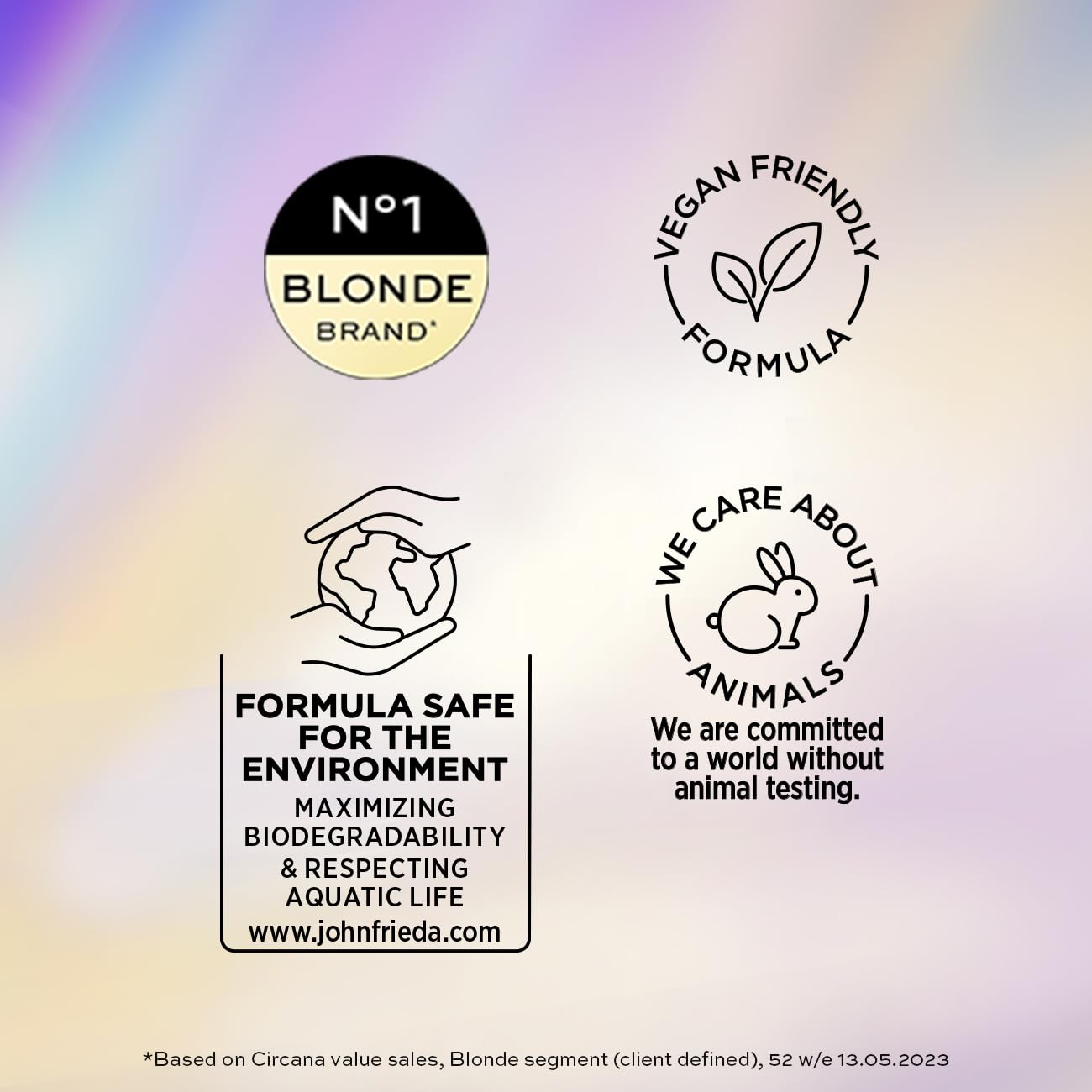 John Frieda Violet Crush Purple Conditioner for Blonde Hair 500ml