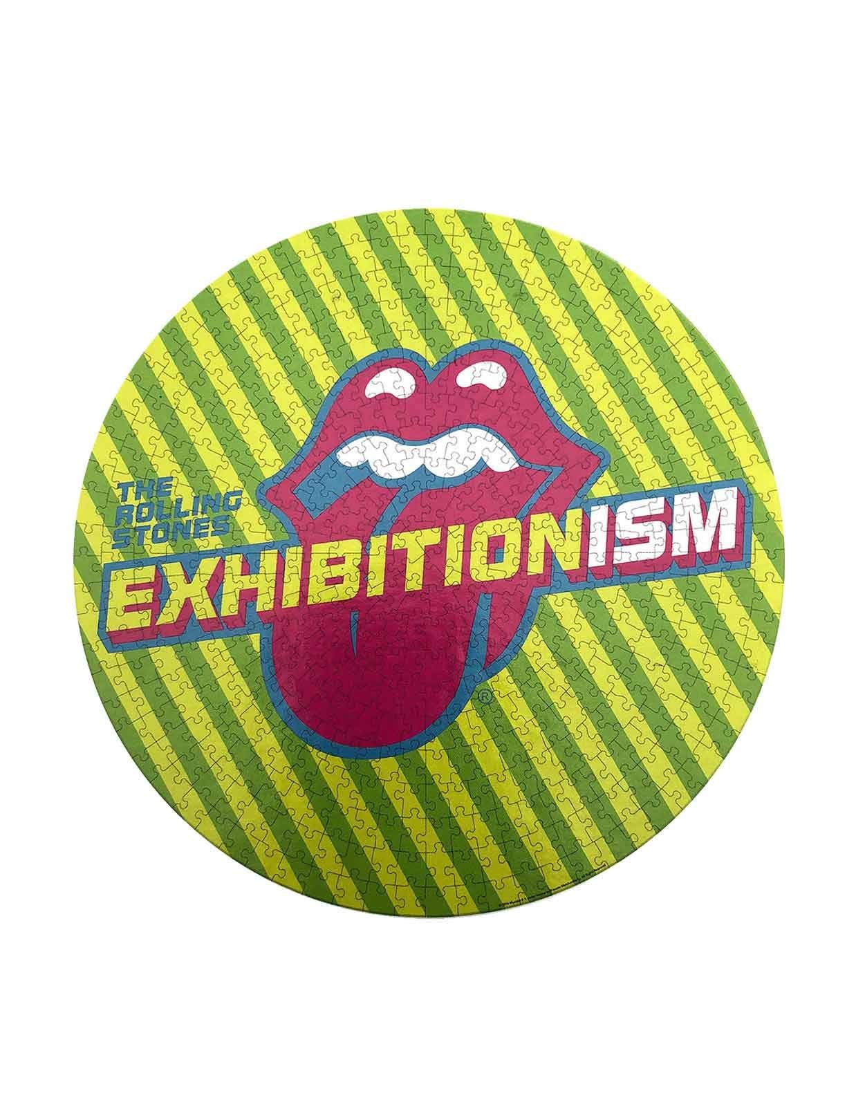 500 Piece Puzzle Exhibitionism Round - The Rolling Stones Edition