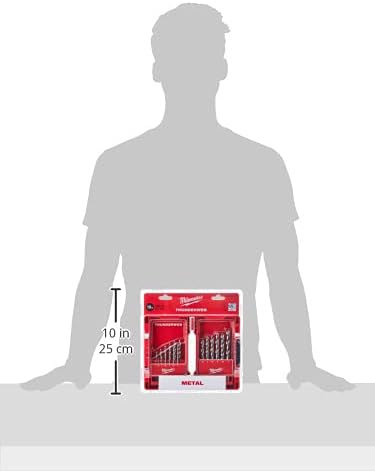 Milwaukee Drill Set 19 Piece - Durable 1-10mm Precision Bits