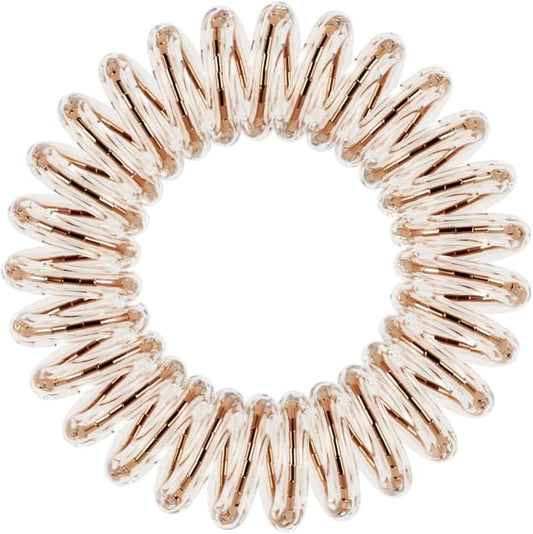 INVISIBOBBLE Original Hair Spiral Scrunchies 8 Pack Clear, Black & Metallic