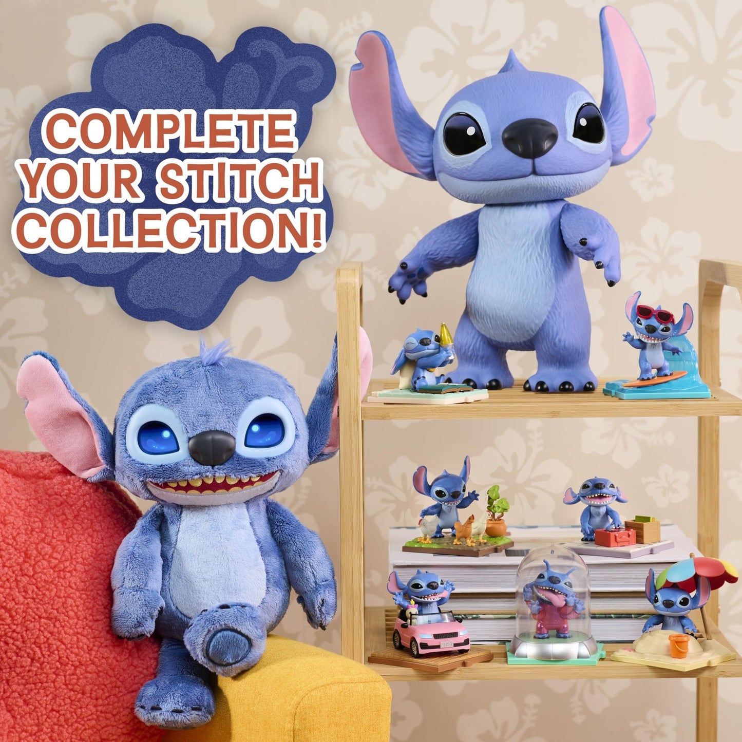 Disney Stitch Live-Action Vinyl Figure 35.6cm Articulated Poseable Toy