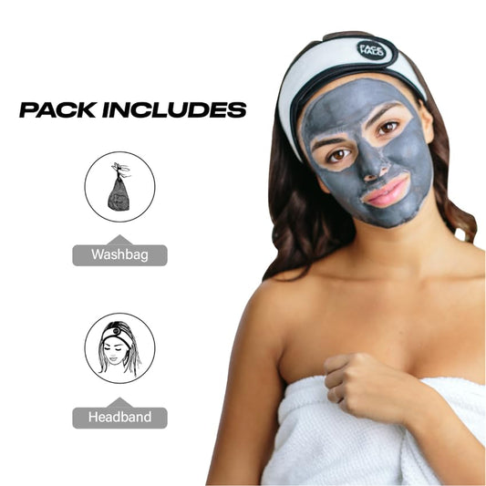 Face Halo Accessories Pack - Headband & Wash Bag
