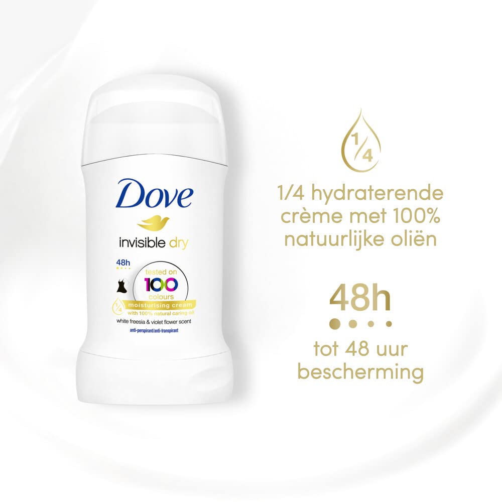 Dove Invisible Dry Deodorant Stick 40ml - 6 Pack