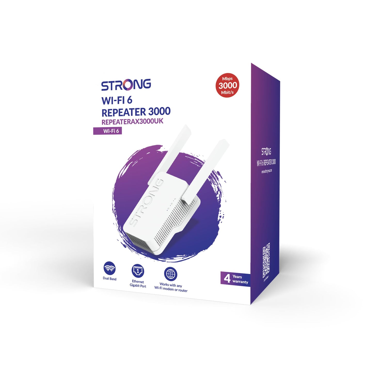 Strong REPEATERAX3000UK AX3000 Wi-Fi 6 Range Extender