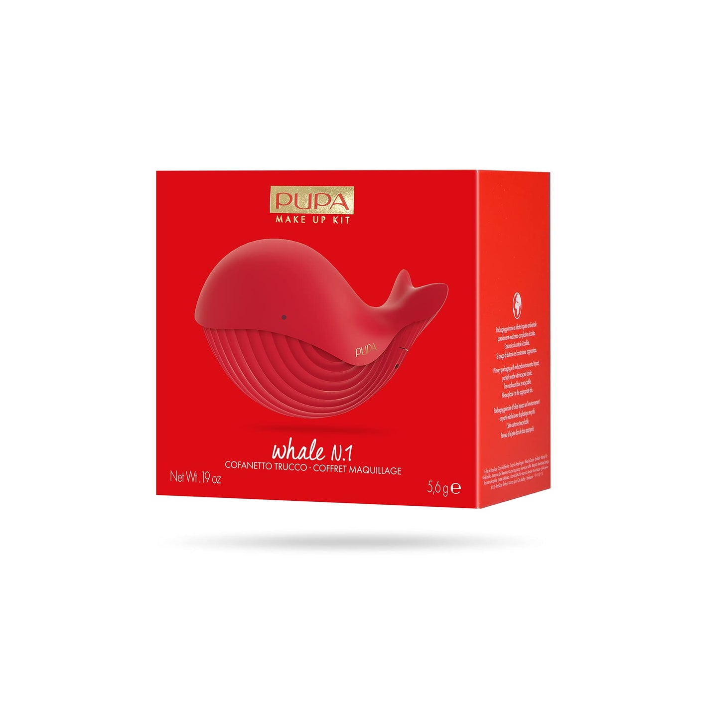 Pupa Milano Whale 1 Red Lip Makeup Set for Women