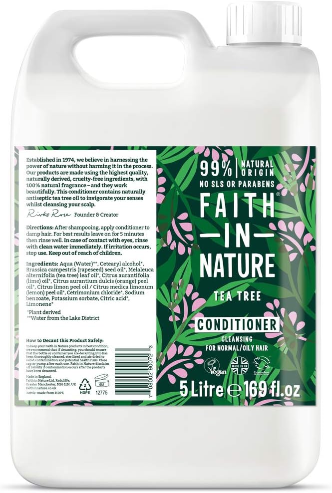 Faith In Nature Natural Tea Tree Conditioner - 5L
