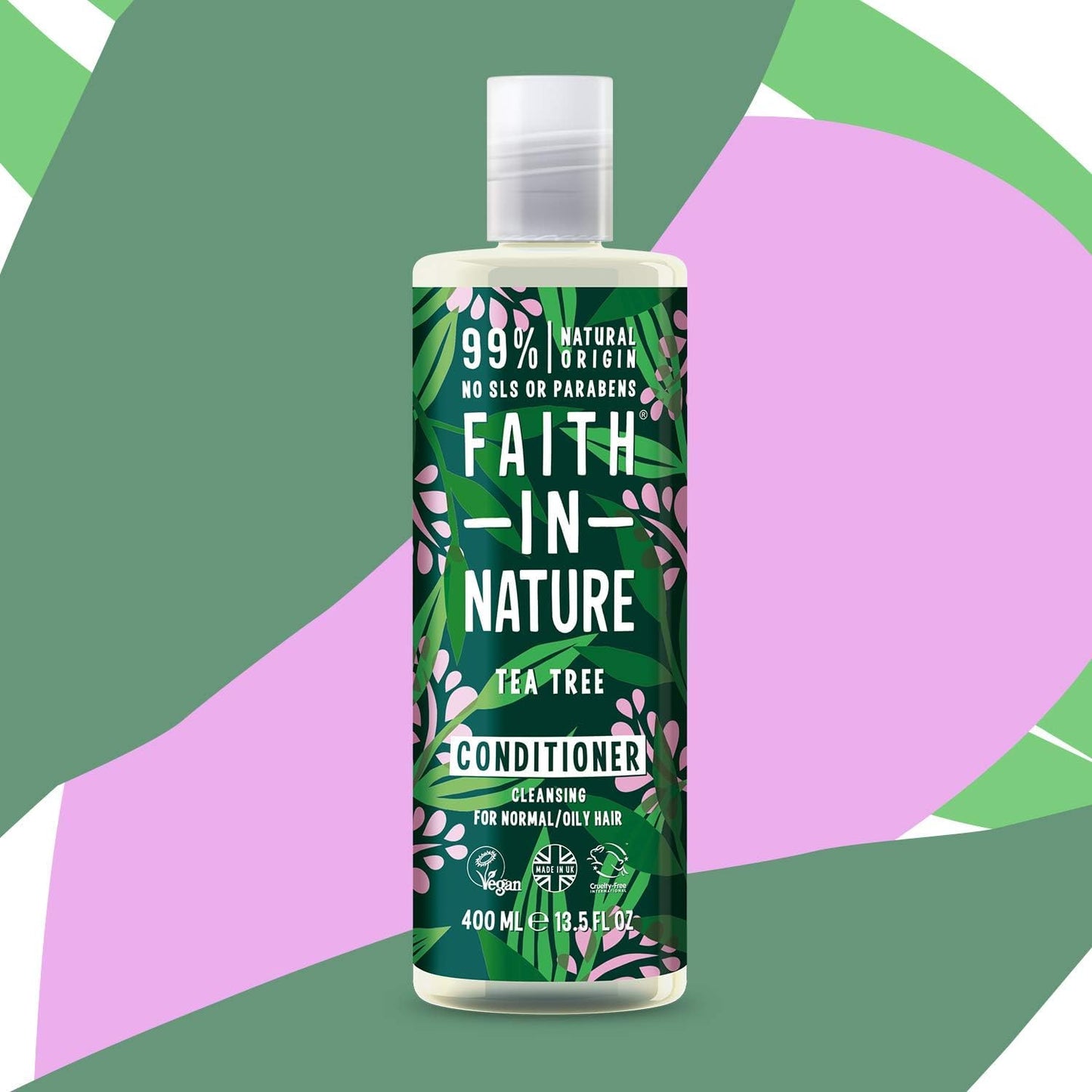 Faith In Nature Natural Tea Tree Conditioner For Normal to Oily Hair 400ml