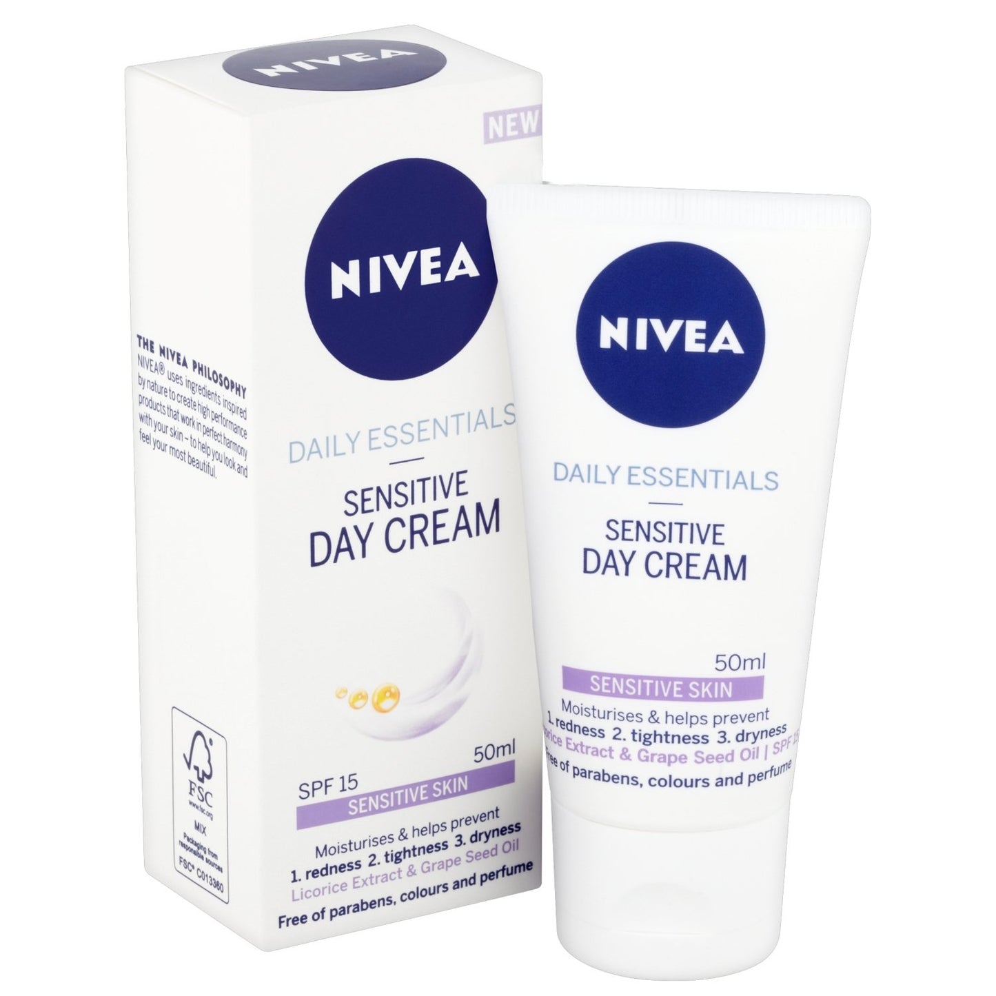 Sensitive Skin Day Cream SPF 15 with Licorice & Grape Seed