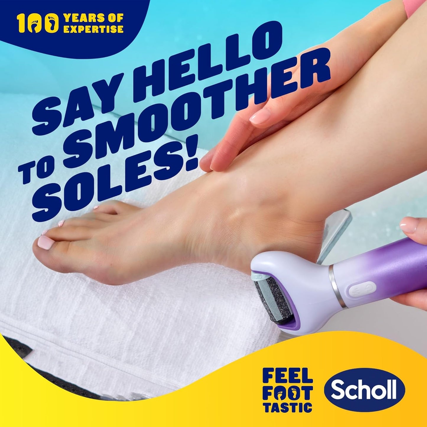 Scholl ExpertCare 2-in-1 File & Smooth Electric Foot File