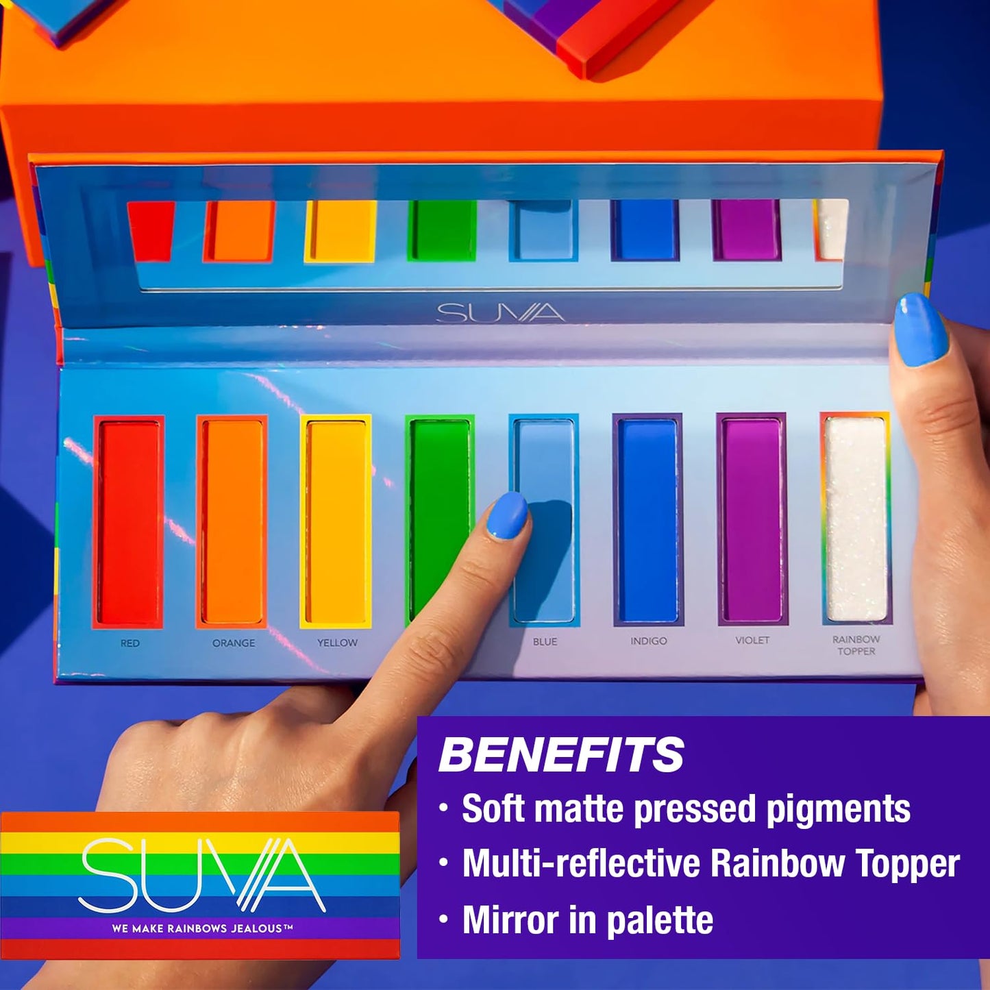 SUVA Beauty Face Shaping Makeup Palette – Vibrant Colors
