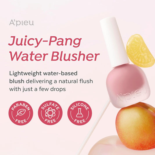 A'PIEU Juicy Pang Water Blusher PK04 Grapefruit - Natural Finish