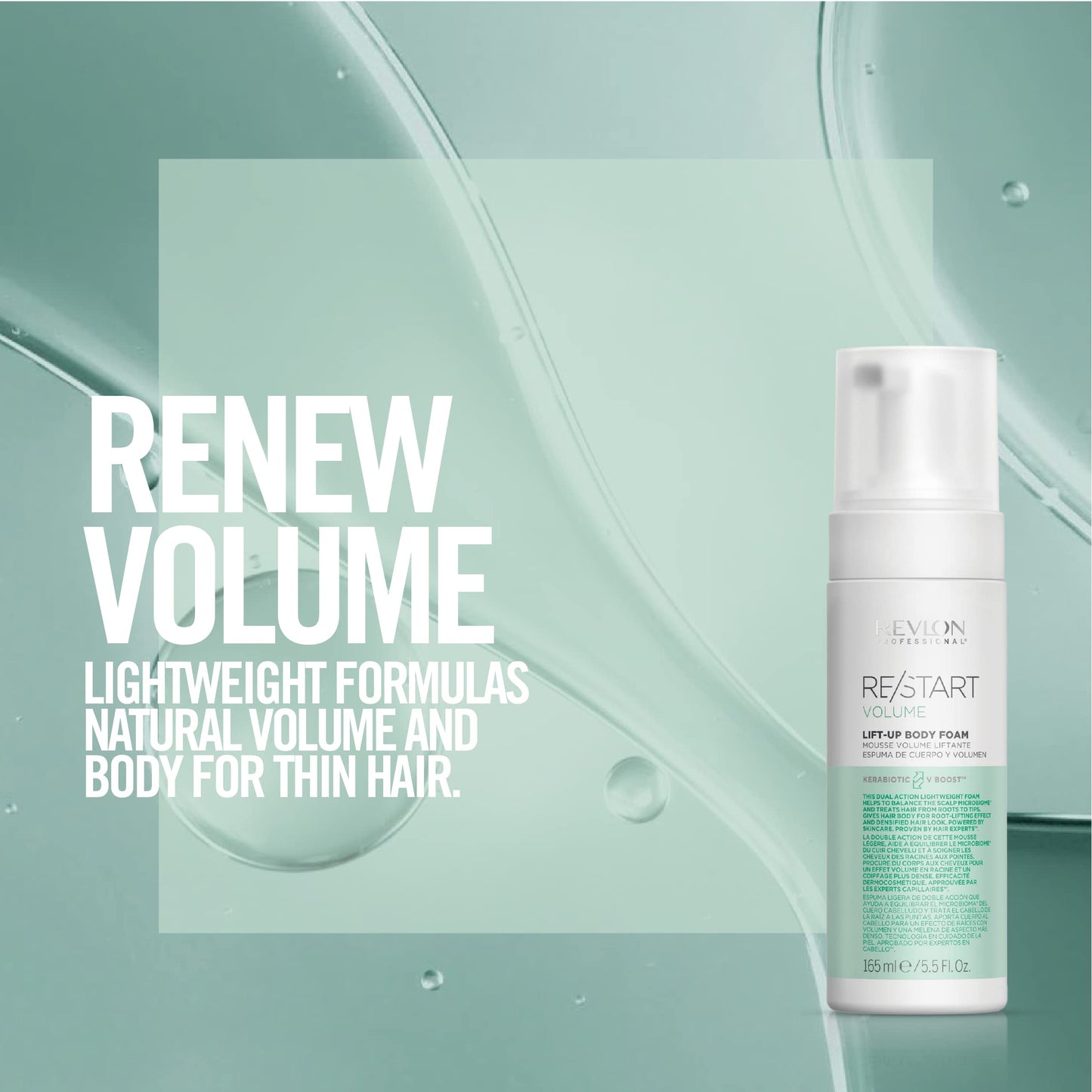 REVLON PROFESSIONAL Re/Start Volume Lift-Up Body Foam 165ml