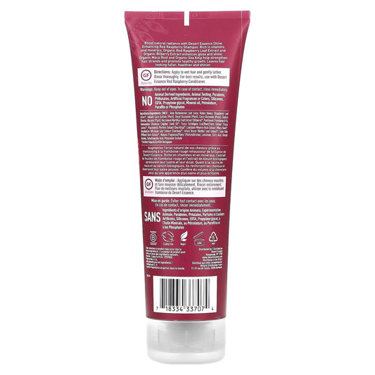Desert Essence Organic Red Raspberry Shampoo 8oz