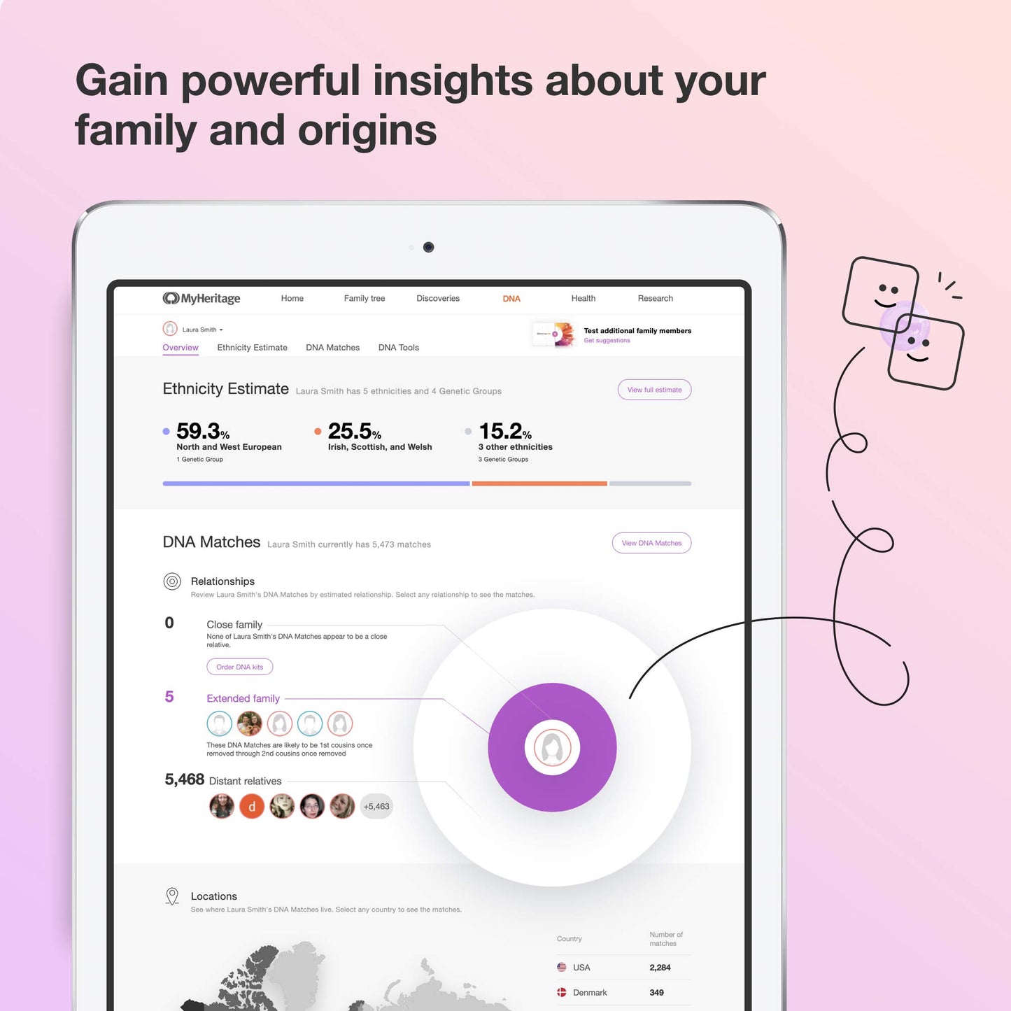 MyHeritage DNA Test Kit - Genetic Testing for Ancestry & Ethnicity