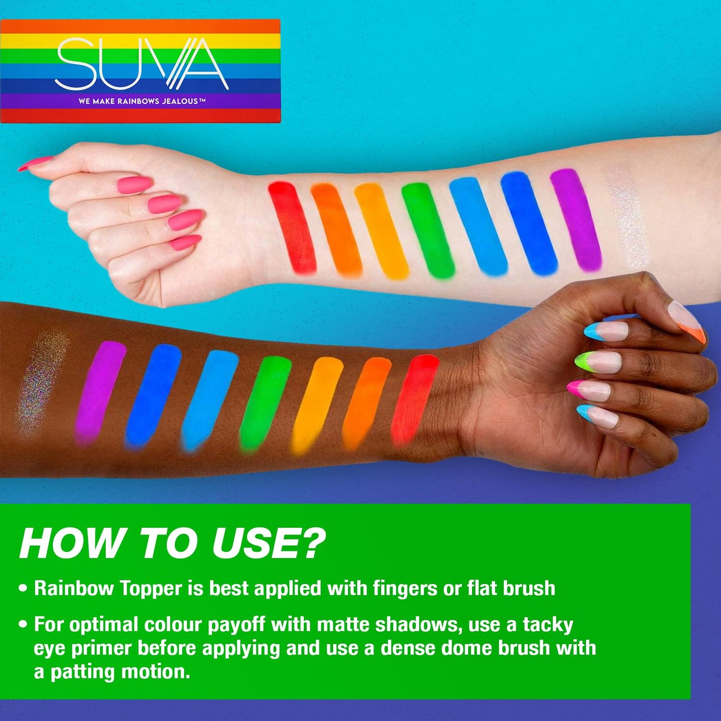 SUVA Beauty Face Shaping Makeup Palette – Vibrant Colors