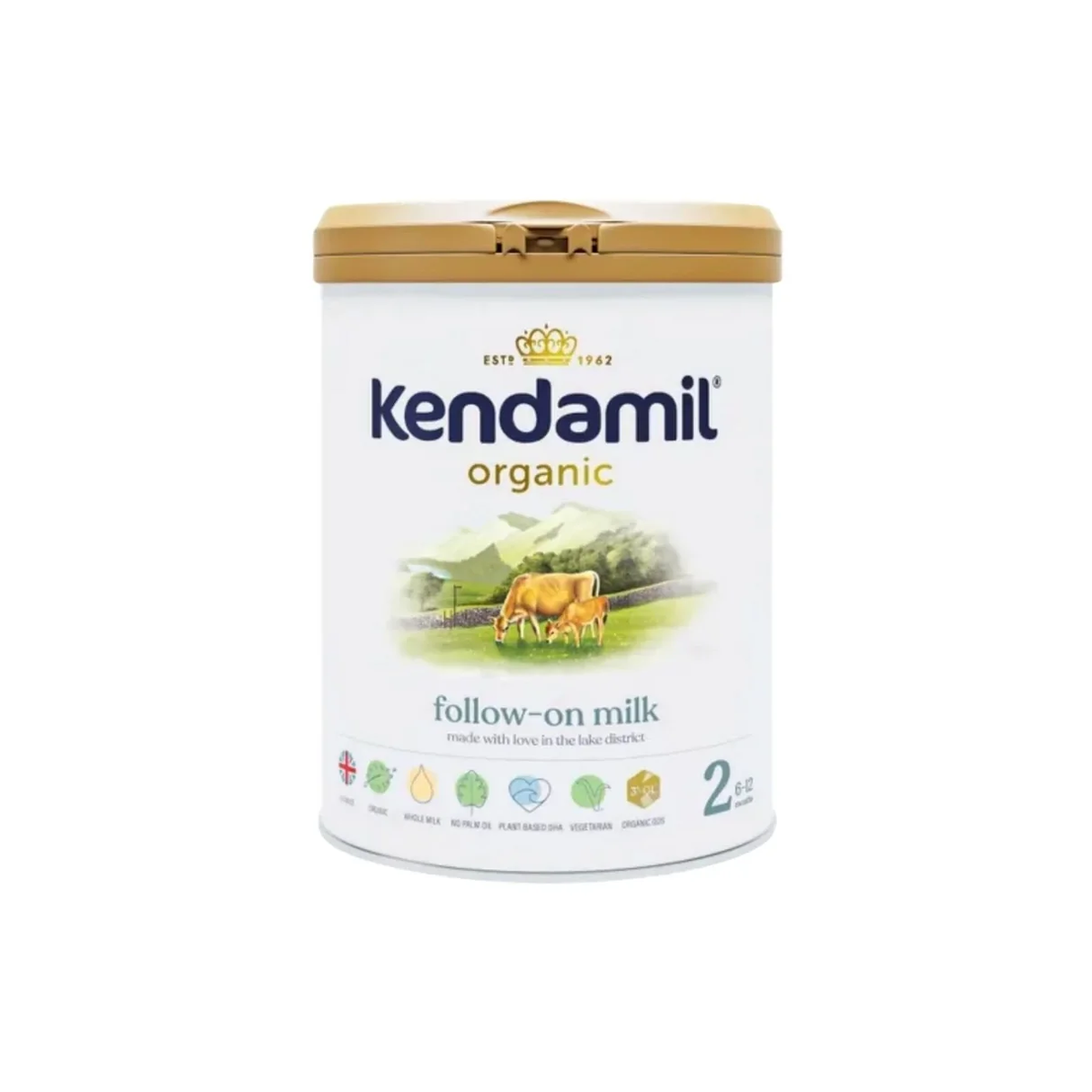 Kendamil Organic Follow-On Milk 2 6-12 Months 800g Powder