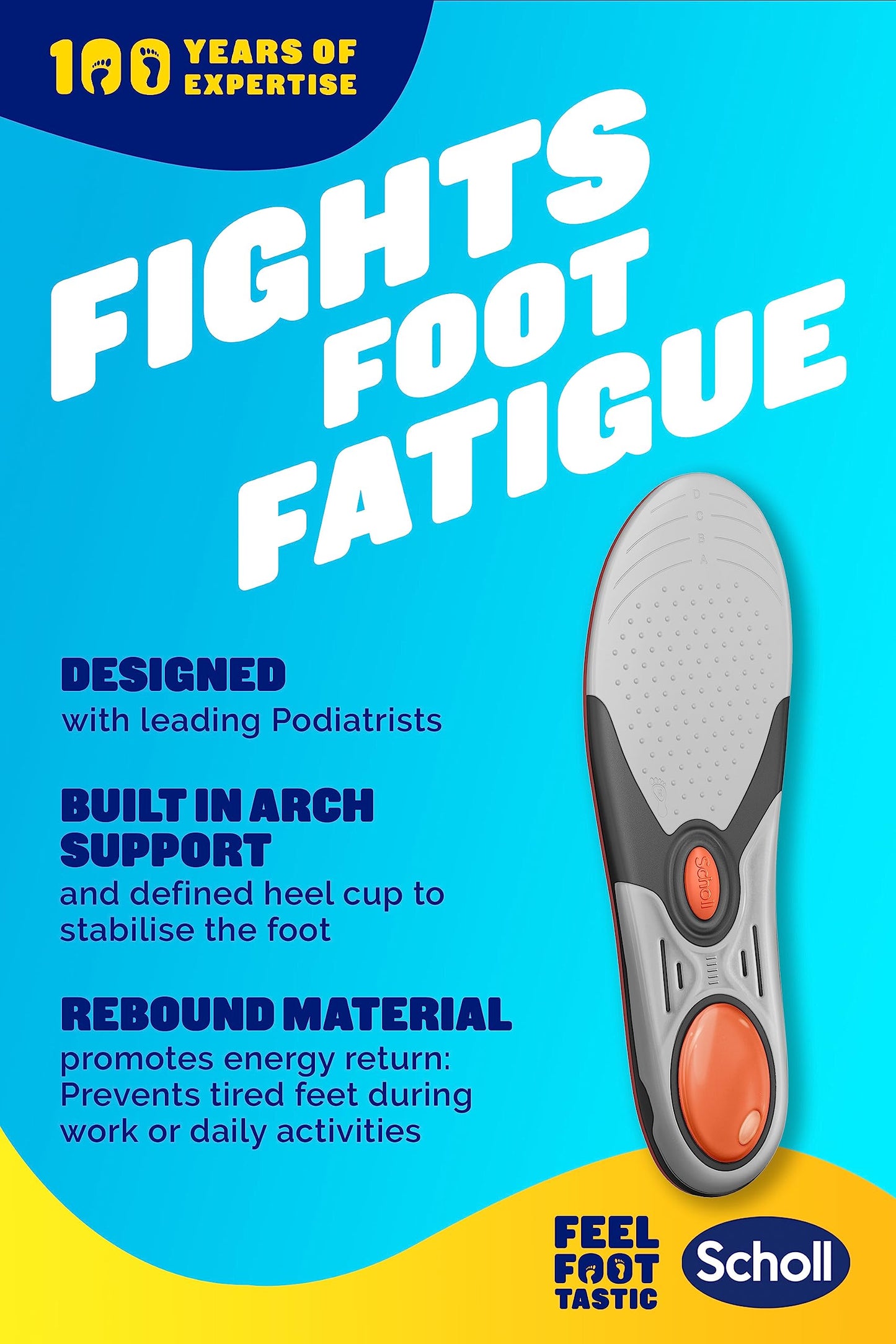 Dr. Scholl's LiquiFlex Extra Support Women's Insoles UK 3.5-7.5