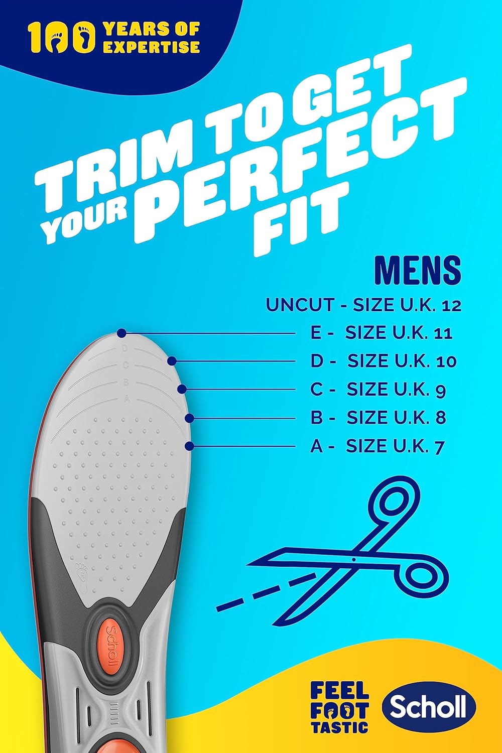 Scholl Liquiflex Work Insoles - Extra Support & Comfort
