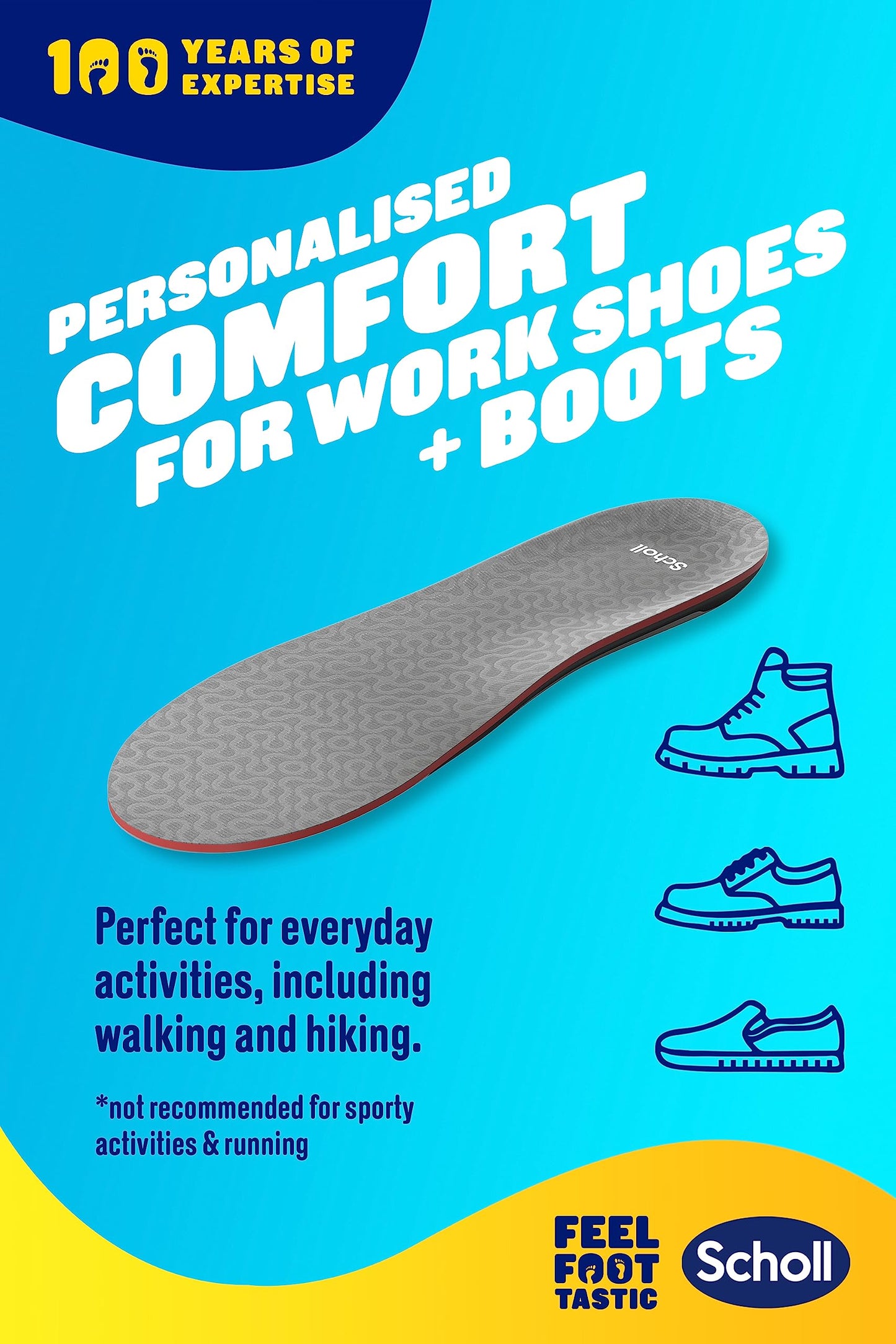 Dr. Scholl's LiquiFlex Extra Support Women's Insoles UK 3.5-7.5
