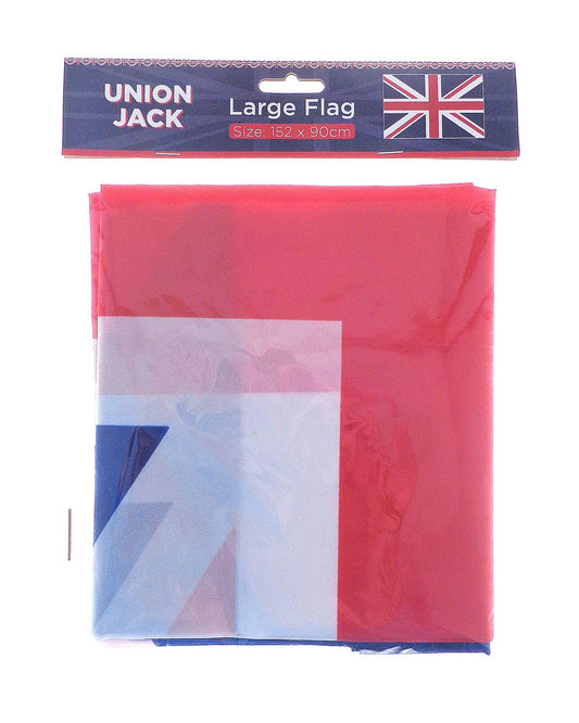 Country Club Large Union Jack Flag 5x3ft Durable Polyester