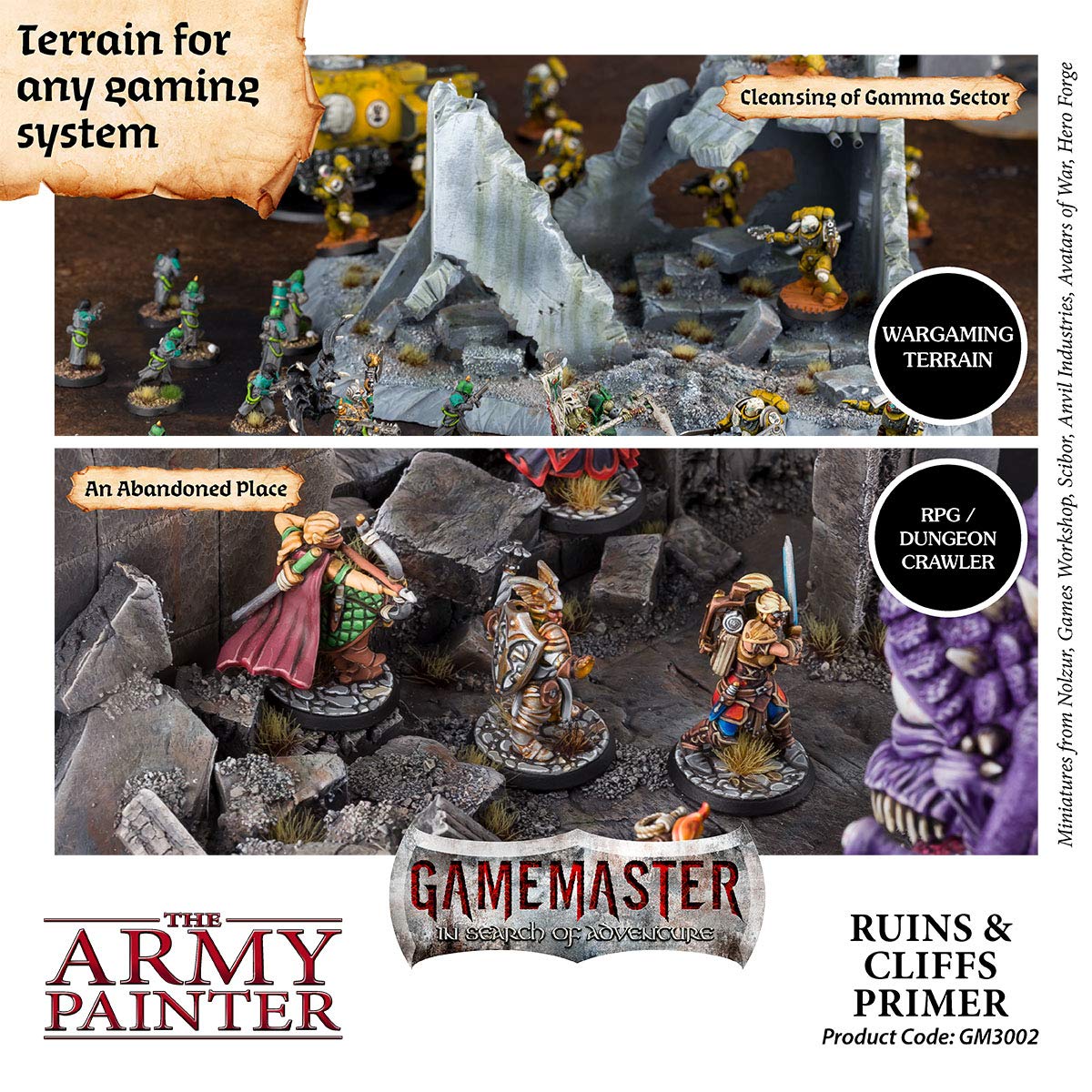 Army Painter GameMaster Terrain Primer Ruins & Cliffs 300ml
