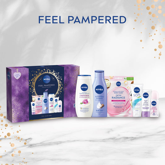 NIVEA Pamper Gift Set - Shower Cream, Lotion & More