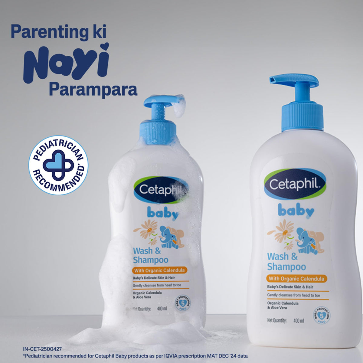 Cetaphil Baby Wash & Shampoo with Organic Calendula 400ml