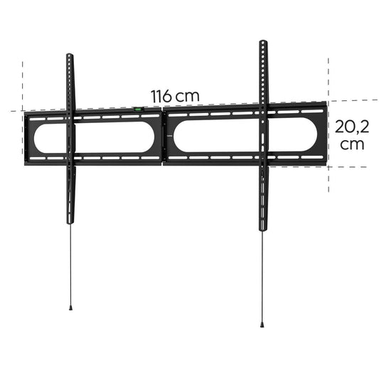 Hama Fixed TV Wall Mount Bracket 305 cm 100 kg Black - (37" to 120" TV's)