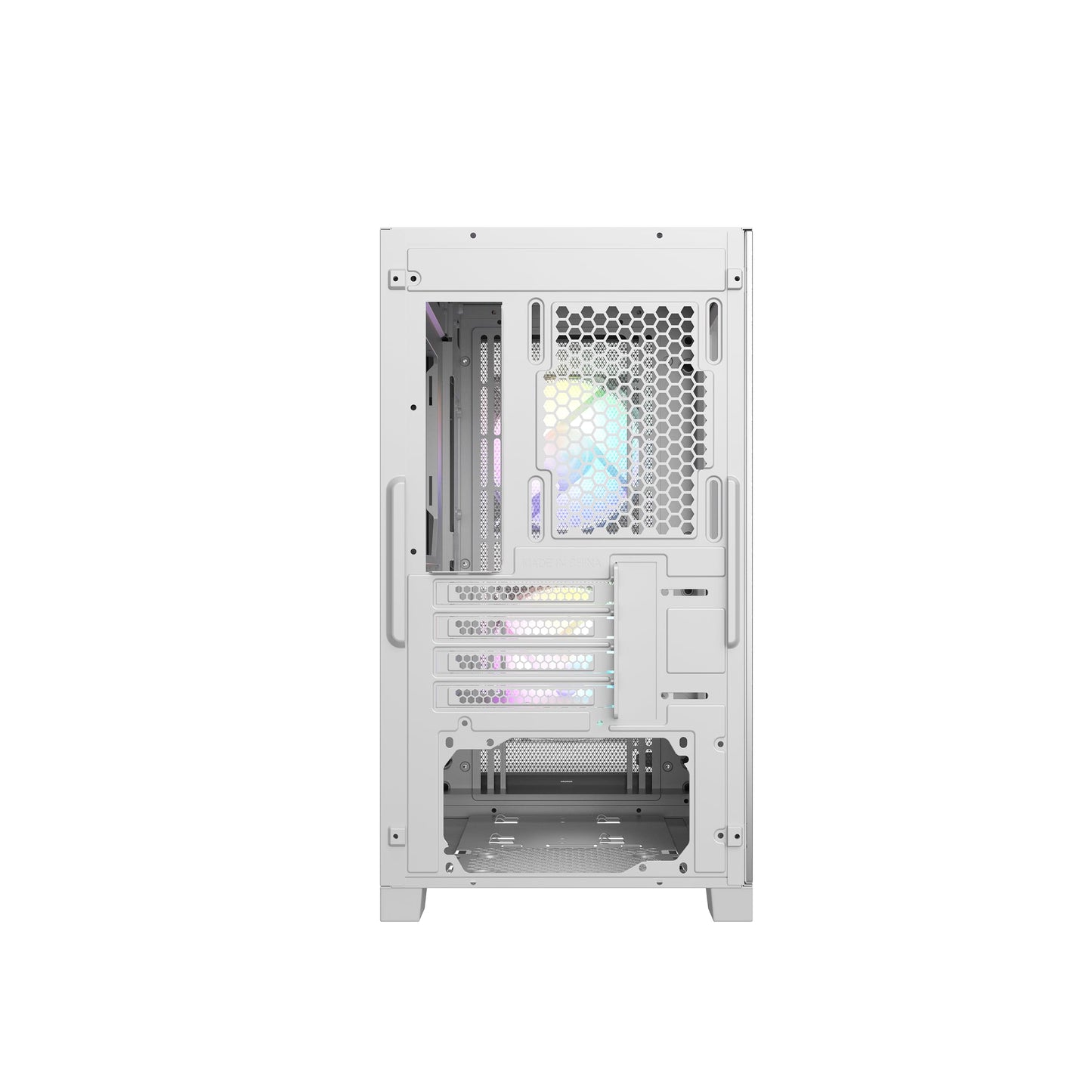 PCCOOLER C3D310 M-ATX Gaming PC Case, 120mm ARGB Fans, 240MM Radiator Support