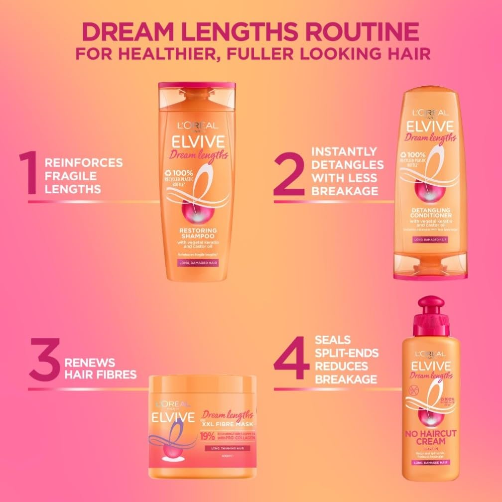 L'Oréal Paris Elvive Dream Lengths Hair Mask 400ml | Long Hair