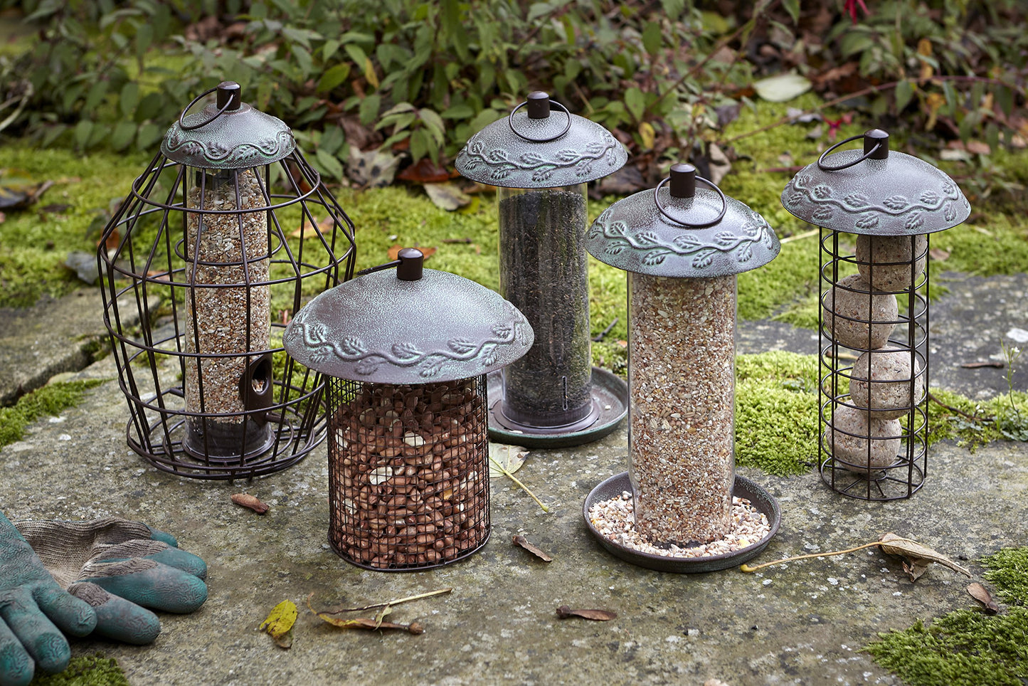 Peckish Secret Garden 25cm Metallic Energy Suet Fat Ball Bird Feeder
