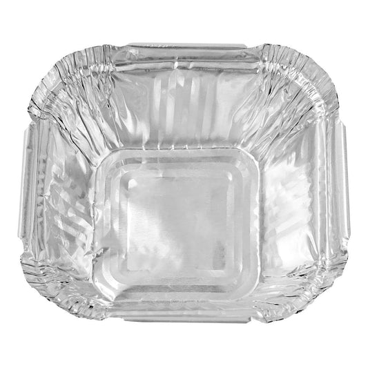 Fiesta Recyclable Foil Container 100ml Pack 200 - Aluminium