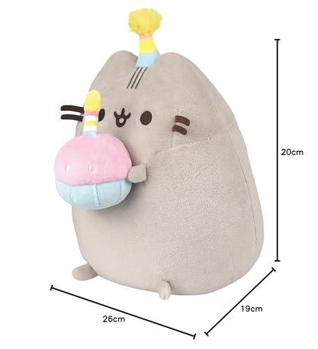 Aurora Pusheen Soft Toy Birthday Party Multi-Coloured Plush With Cake