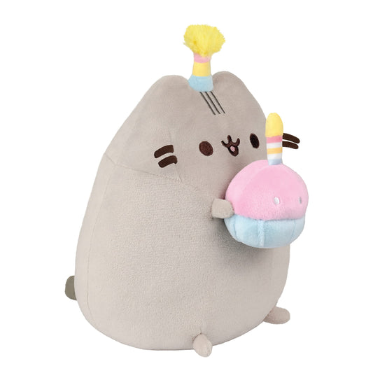 Aurora Pusheen Soft Toy Birthday Party Multi-Coloured Plush With Cake