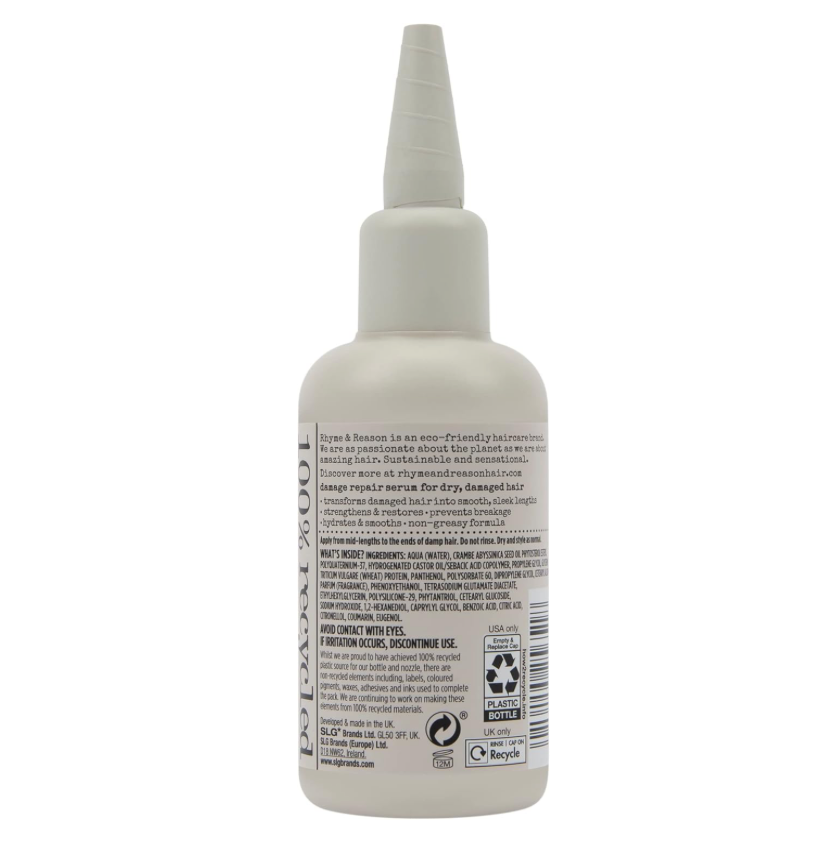 Rhyme & Reason Plant Protein Damage Repair Hair Serum for Damaged Hair, 100ml