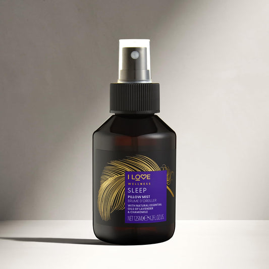 I LOVE Wellness Sleep Pillow Mist with Natural Essential Oils of Lavender & Chamomile