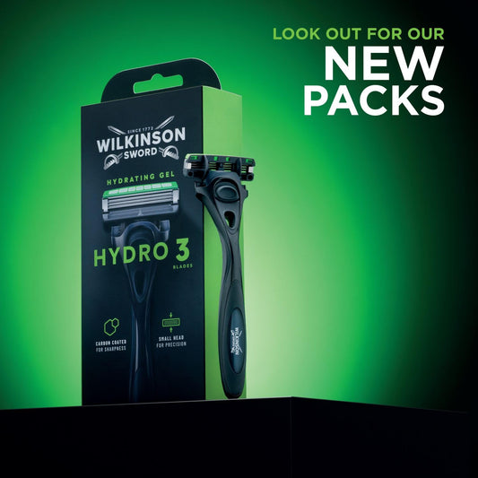Wilkinson Sword Hydro 3 Razor For Men - Handle + 5 Blades