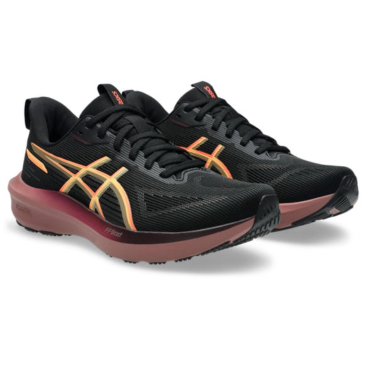 ASICS Women's GT-1000 14 Running Shoes Black Vivid Coral Size 5