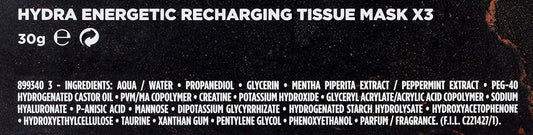 L'Oreal Paris Men Expert Gift Set for Men, Tissue Face Mask Multi-Pack with Re-energising Taurine