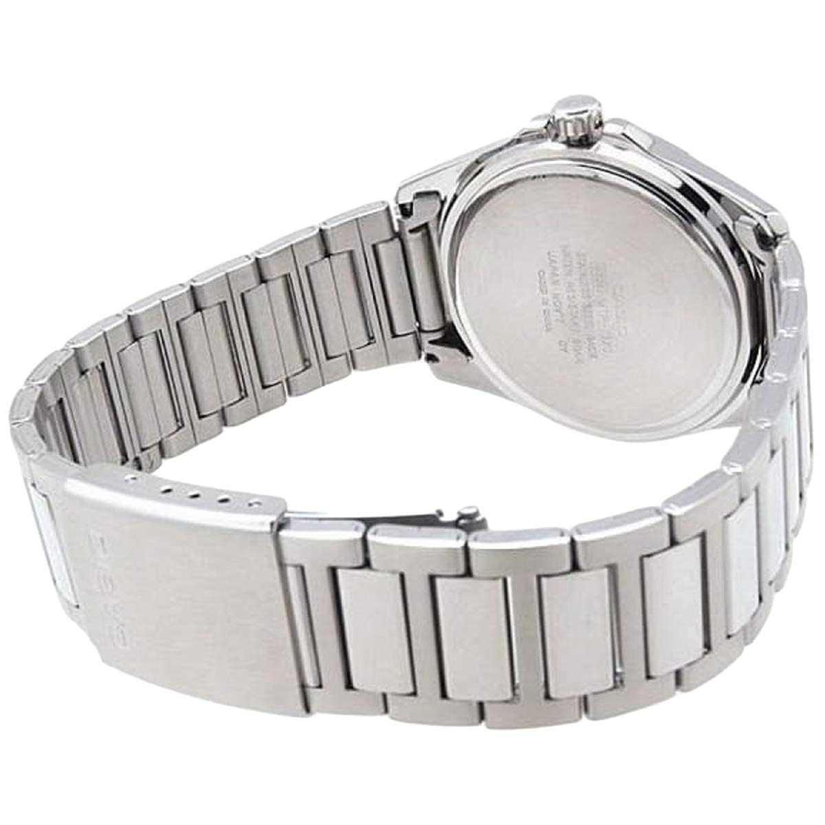 Casio MTP-1370D-7A2VDF 40mm Stainless Steel Silver Watch & Black Dial