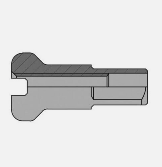 DT Swiss Brass Spoke Heads 2 x 14mm Brass Silver Nipples - Pack of 5