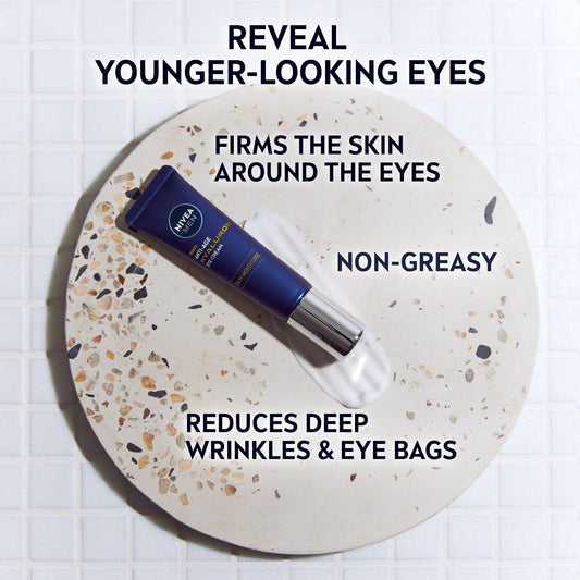 Anti-Age Hyaluron Eye Cream 15ml, Men's Eye Cream with Hyaluronic Acid