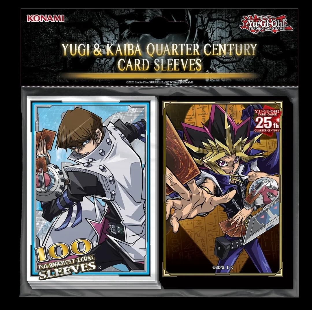 Yu-Gi-Oh! YGO Yugi & Kaiba Quarter Century Card Sleeves