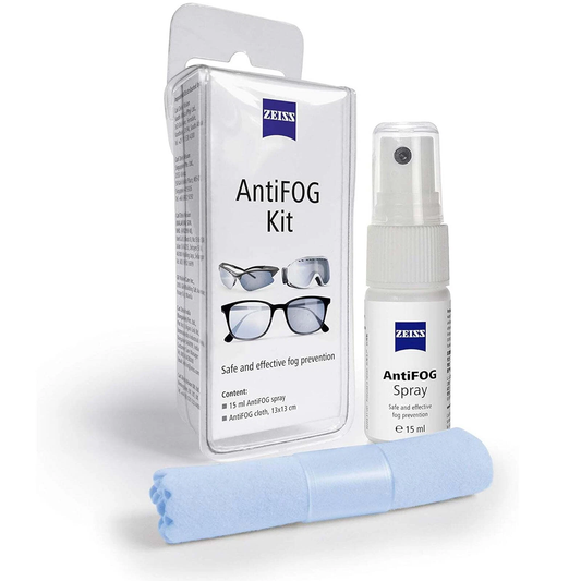 ZEISS Anti Fog Kit De-Misting Treatment for Glasses (Twin Pack)