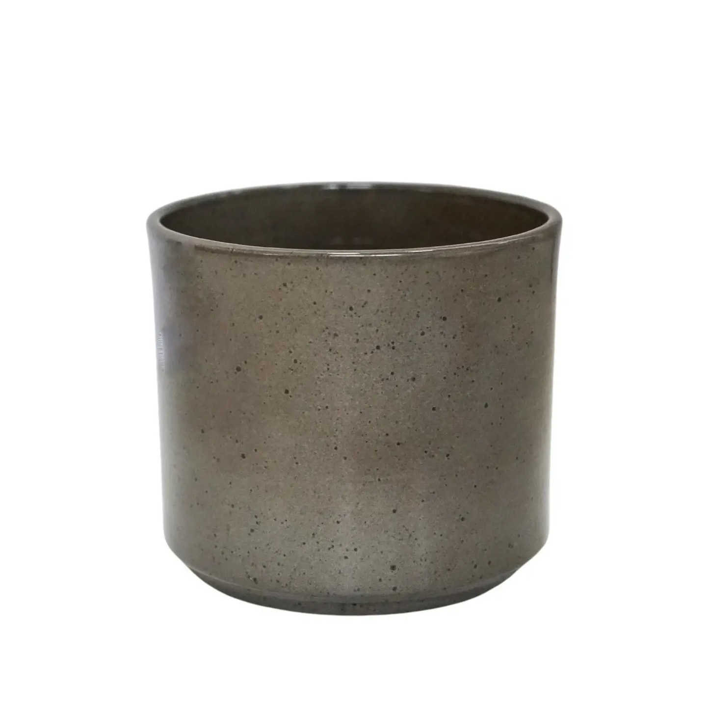 14cm Indoor Glazed Ceramic Planter - Mocha