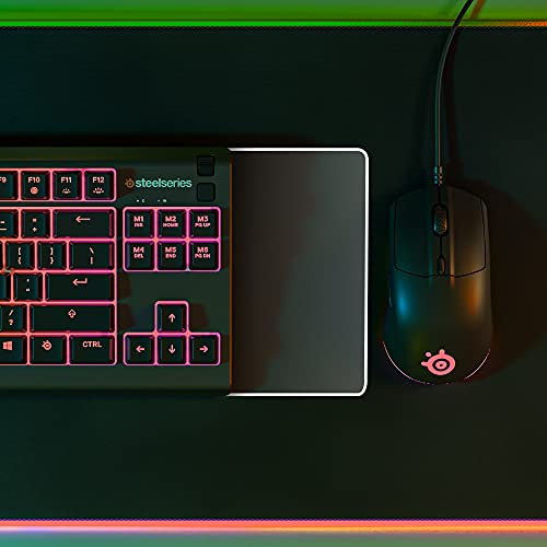 SteelSeries Apex 3 TKL RGB Gaming Keyboard – Tenkeyless Compact Form Factor - English QWERTY