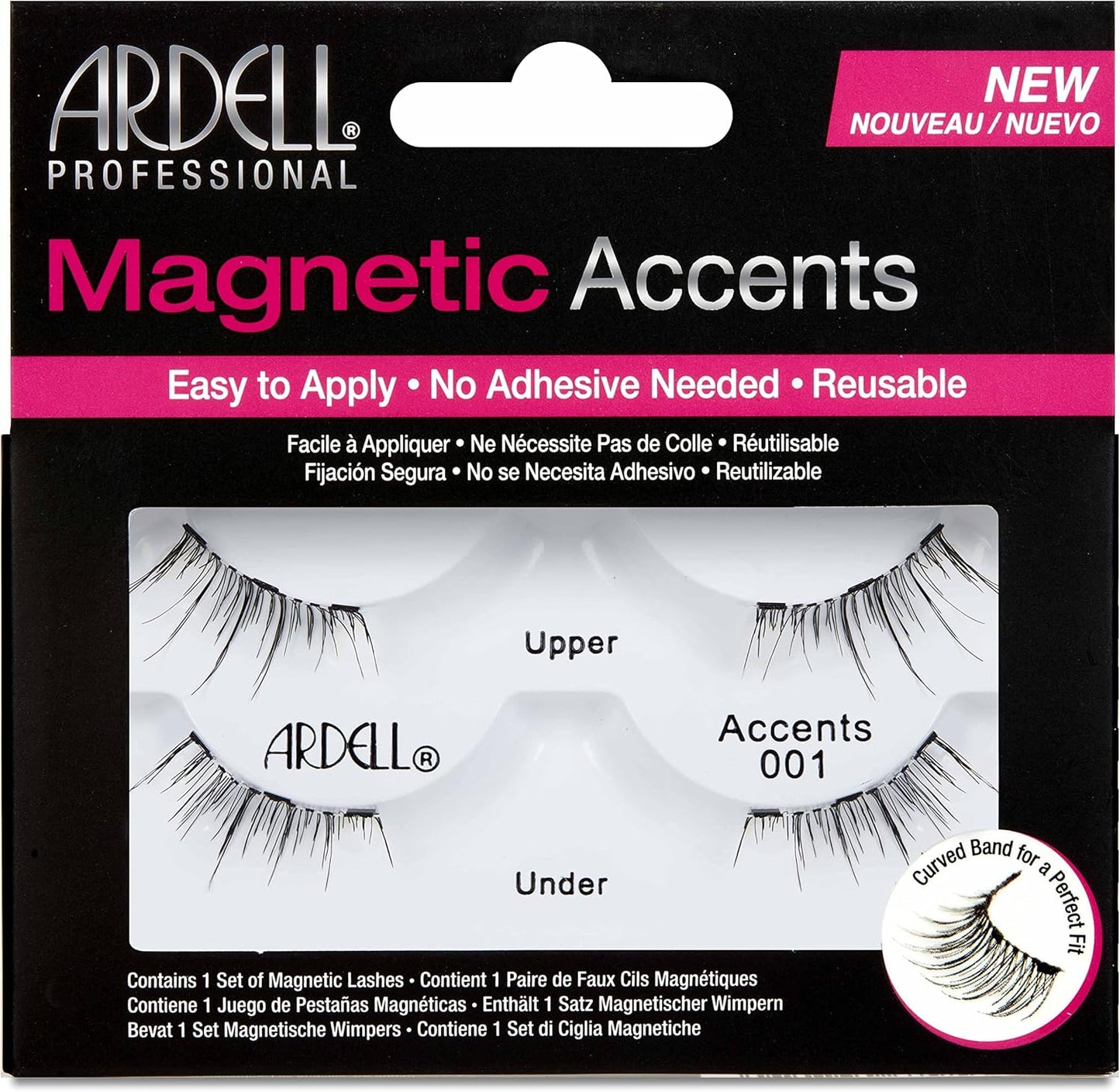 Ardell Magnetic Eyelashes Accents 001 - Upper & Under