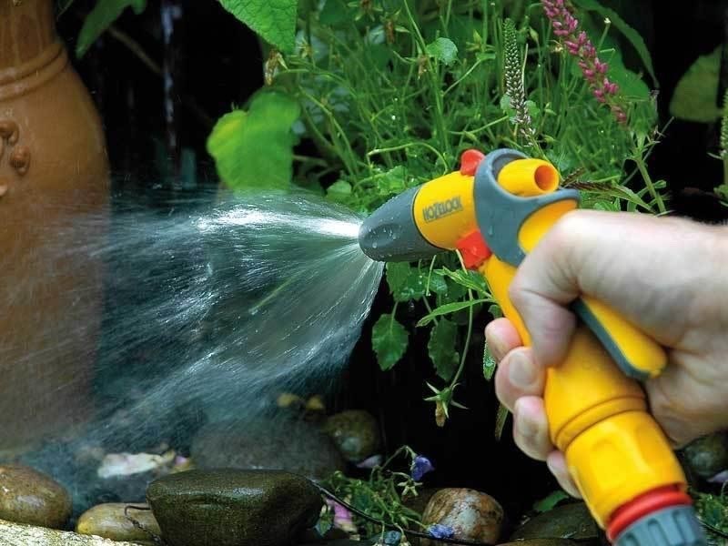 Hozelock Jet Spray Gun with 3 Patterns & Flow Control