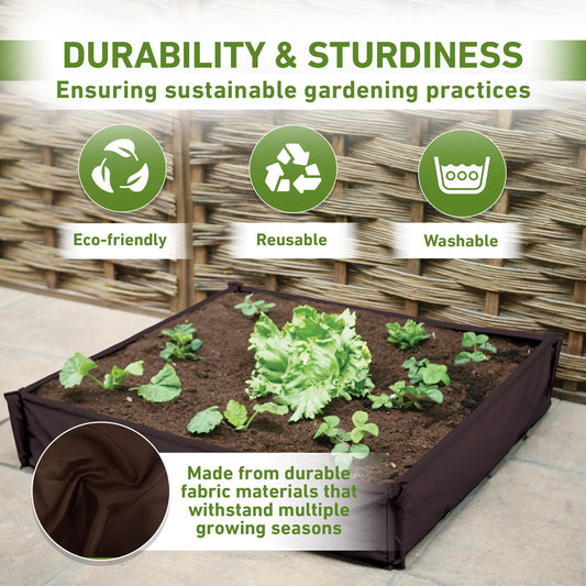 Haxnicks Large Instant Raised Bed Grow Bag Planter for Vegetables & Tomatoes